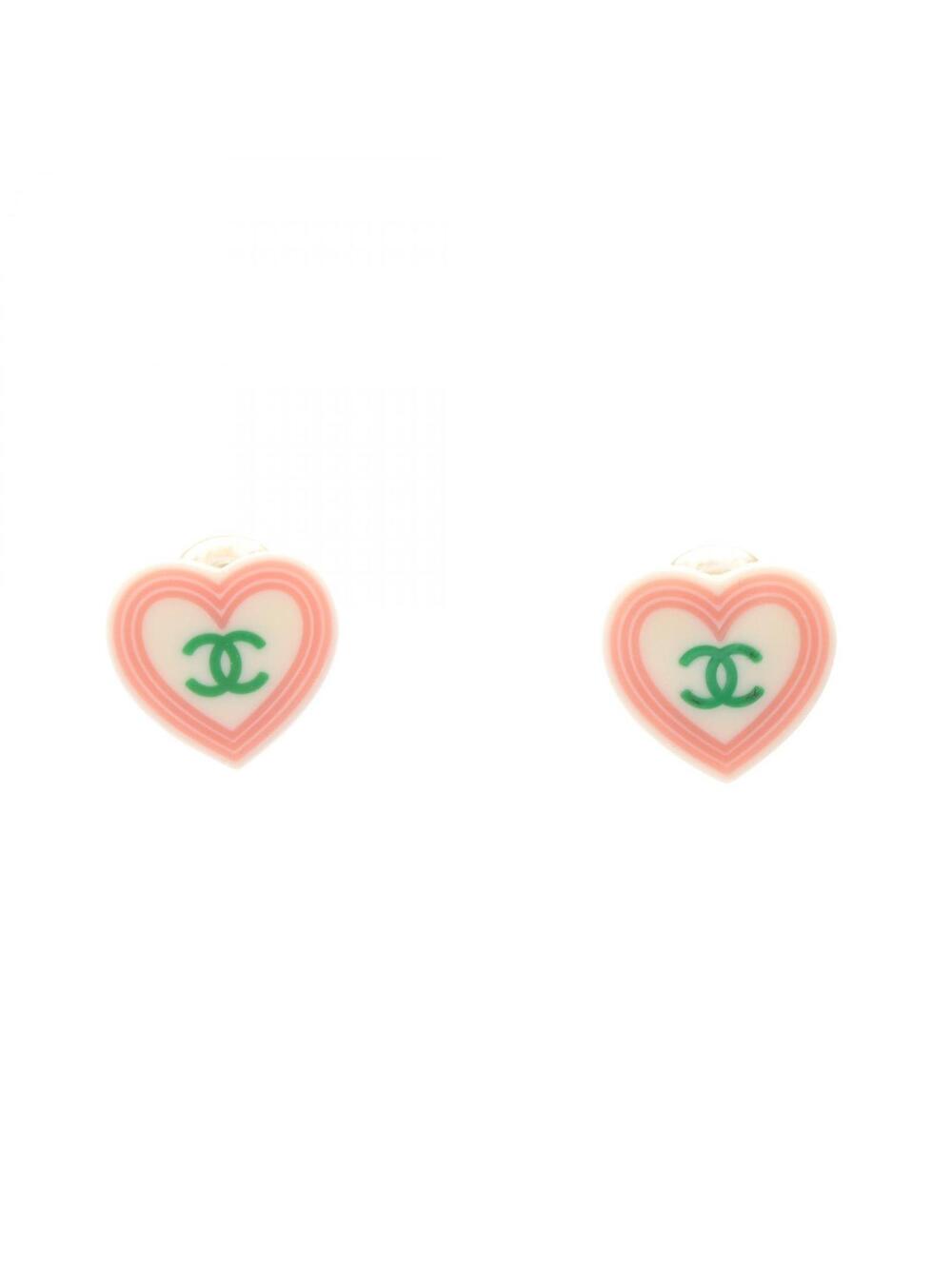 Chanel Coco Mark Heart Earring #295912C40B